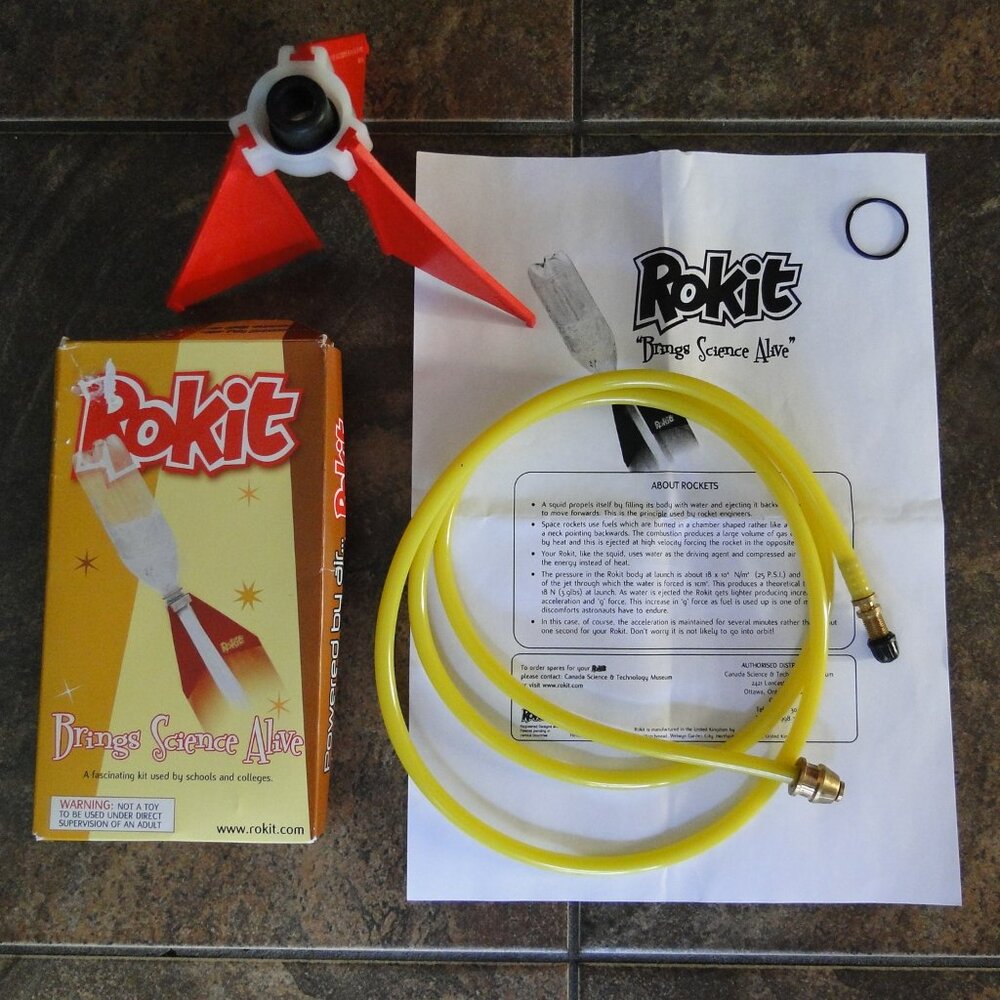 ROKIT Bottle Rocket Water Pressure Kit, Pump Action